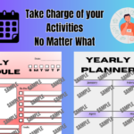 Printable PDF Schedule Planners - Daily Planner, Weekly Planner