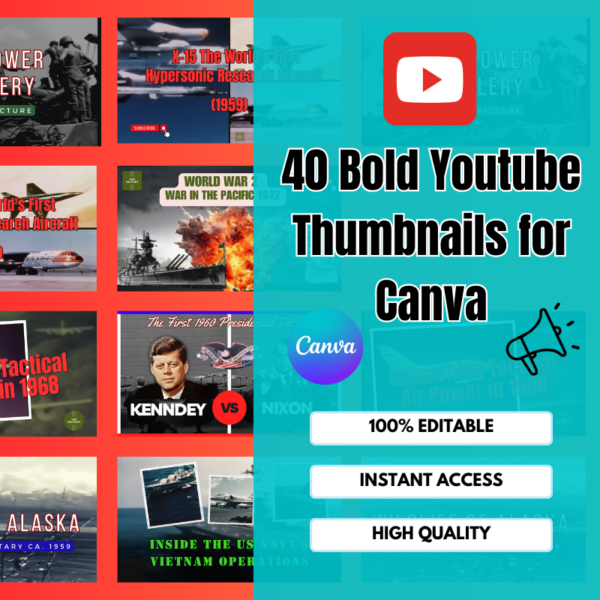 Customized Youtube Canva Templates - Customizable Templates