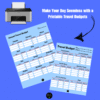 Customizable Travel Budget Planner - Monthly Budget Planner