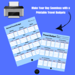 Customizable Travel Budget Planner - Monthly Budget Planner