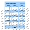 Customizable Travel Budget Planner - Monthly Budget Planner