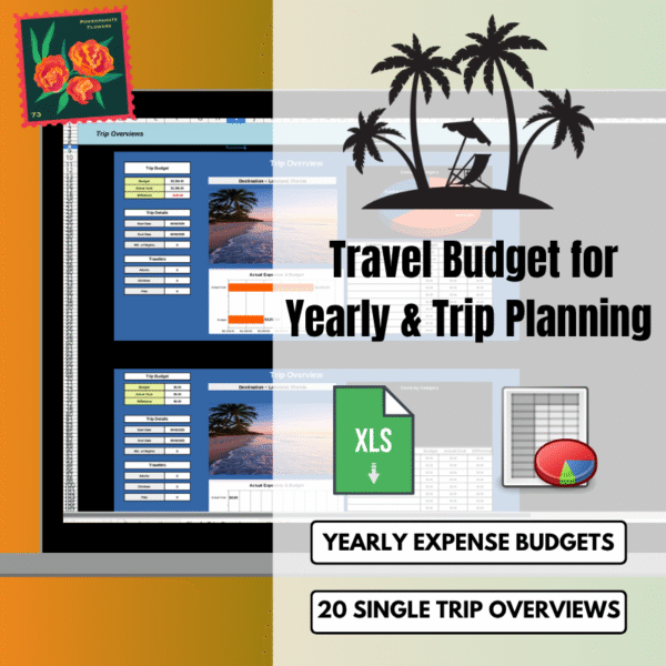 Excel Budget Travel Planning - Jadesales.shop